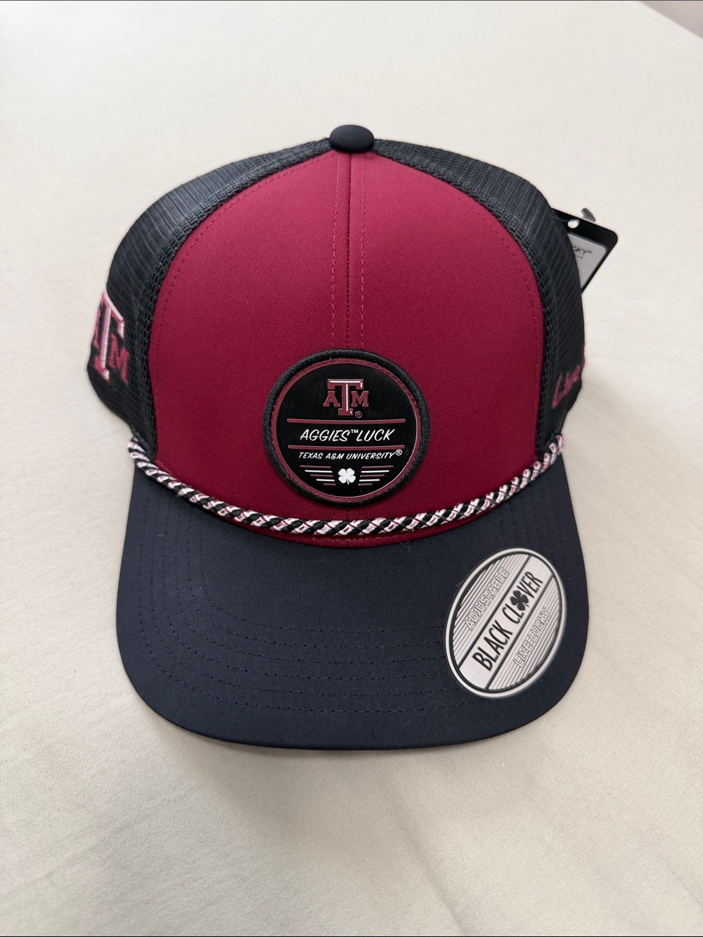 Texas A&M Maroon and Black Trucker Hat